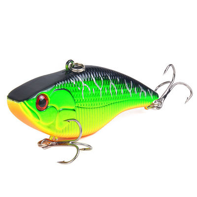 3D-oog kunstmatig aas 6 Haak Minnow Vislokken Hard plastic zwembadlokken voor vissers