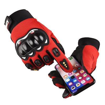 Volwassenen Outdoor Motorfiets Handschoen Custom Anti-Slip Leer Tactische Handschoen