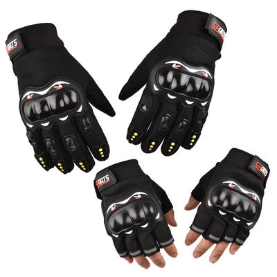 Volwassenen Outdoor Motorfiets Handschoen Custom Anti-Slip Leer Tactische Handschoen