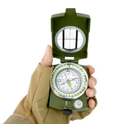 Multifunktioneel waterdicht metalen navigatiecompas voor overleving en tactische