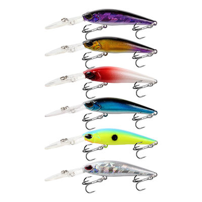 Lange giet 90 mm zinken minnow lok voor en hard drijvende visserij