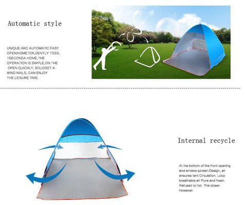 Pop up opblaasbare strandtent voor buitenactiviteiten 145X165X110CM