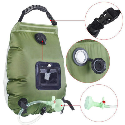 20L zonne-verwarming douchezak voor outdoor camping draagbare douche accessoire kit