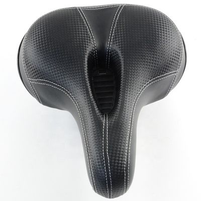 Buiten zachte wijde fietszadel voor fietsen Comfortabele PU leer bergfiets stoel