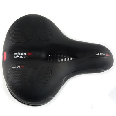 Zacht leer fiets zadel en schuim De perfecte combinatie voor mountainbike comfort