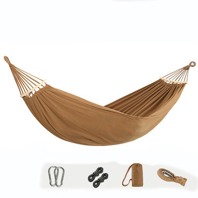 Outdoor Draagbare 200x80cm katoenen hangmat voor kamperen en reizen 30-daagse retourbeleid