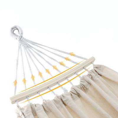 Outdoor Draagbare 200x80cm katoenen hangmat voor kamperen en reizen 30-daagse retourbeleid