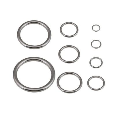 Roestvrij staal O Ring Metal 20mm 25mm 30mm Gebruikt voor handtas of hondenkraag ZXD46 Voordeel