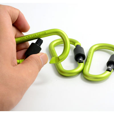 8 cm Aluminium Spring Snap Hook Carabiner D-Shaped Clip voor het pakket Bruto Gewicht 0,025 kg