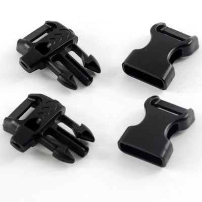 15 mm gebogen zijdelingse release Paracord fluit Buckle in Package Grootte 3.00cm * 2.00cm * 0.50cm
