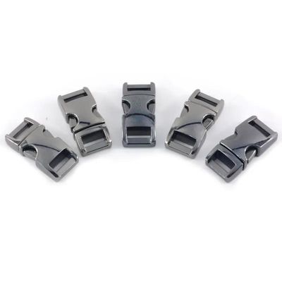Zilveren 3/8&quot; metalen zijdelingse gesp voor Paracord Armband 30 dagen terugbetaling garantie