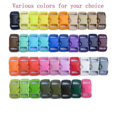 10 mm Paracord gebogen zijdelingse gesp van plastic voor de vervaardiging van Paracord-armbanden