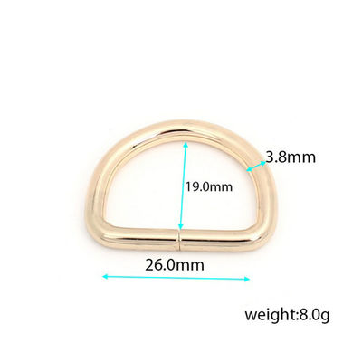 US 20mm 25mm Gold Metal D Ring Buckle Bag Accessoires met 30 dagen retourbeleid