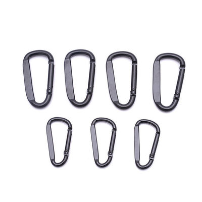 Verzendkosten Aluminium Flat D Ring Metalen Sleutelhanger Carabiner Haak Monsters US 1/Piece