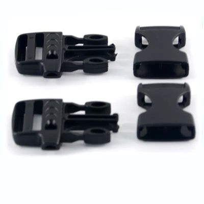 Aanpassing 20 mm verstelbare nood Paracord Plastic zijdelingse afgifte fluit Buckle