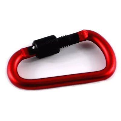 8.00cm * 5.00cm * 1.00cm Pakketgrootte D-vorm Aluminium Mini Sleutelhanger Carabiner Clip 1