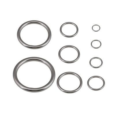 30 mm gelaste ronde ring roestvrij staal metaal O ring met pakket bruto gewicht 0,024 kg