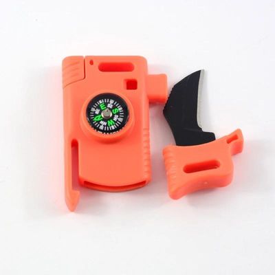 Multi Tool Fire Starter Fluit Compass Tactische Buckle voor Kamperen Wandelen 13mm Grootte