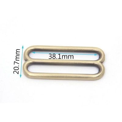 38 mm Metalen Tri Glide Adjuster Buckle Handtas Hardware Slider met robuuste constructie