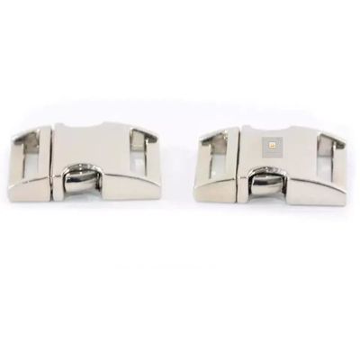 Side Release Style Metal Dog Collar Alloy Curved Quick Release Buckle 5/8&quot; US 1 stuk