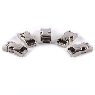 Zink legering metalen zijdelingse afsluiting Buckle 10mm voor Paracord Pakket Grootte 2.50cm * 1.40cm * 0.80cm